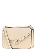 Valentino Garavani Ivory Leather Rockstud Crossbody Bag