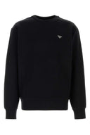 Prada Black Cotton Sweatshirt