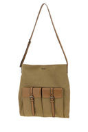 Prada Khaki Canvas Prada Route Shopping Bag