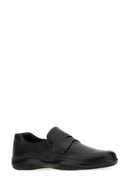 Prada Black Leather Toblach Loafers