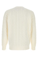 Prada White Cotton Sweater