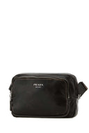 Prada Dark Brown Nappa Leather Crossbody Bag