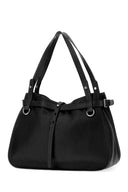 Miu Miu Black Leather Shopping Bag