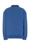 Miu Miu Cerulean Blue Cotton Oversize Polo Shirt