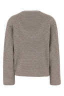 Miu Miu Embroidered Cotton Blend Oversize T Shirt