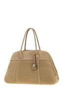 Miu Miu Beige Suede Vivant Shopping Bag