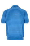 Miu Miu Embroidered Cotton Polo Shirt