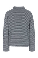 Miu Miu Embroidered Cotton Blend Polo Shirt