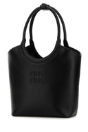 Miu Miu Black Leather Ivy Handbag
