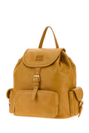 Miu Miu Mustard Nappa Leather Backpack