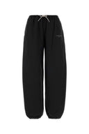 Alexander Wang Black Tech Jersey Joggers