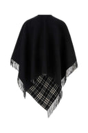 Burberry Black Wool Cape