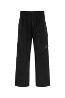 C.P. Company Black Cotton Cargo Pant