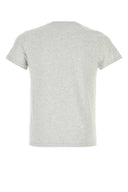 A.P.C. Melange Grey Cotton T Shirt