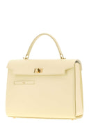 Anya Hindmarch Pastel Yellow Leather Mortimer Handbag