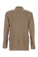 Valentino Garavani Cappuccino Wool Blazer