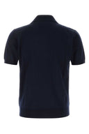 Valentino Garavani Midnight Blue Wool Polo Shirt
