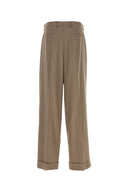 Valentino Garavani Cappuccino Wool Pant