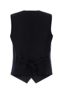 Giorgio Armani X Alanui Midnight Blue Wool Giorgio Armani X Alanui Vest