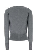 Cardigan Bea in misto cotone grigio Vivienne Westwood