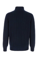Brunello Cucinelli Midnight Blue Cashmere Sweater