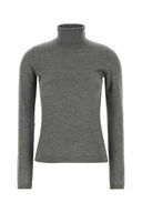 Brunello Cucinelli Grey Cashmere Blend Sweater