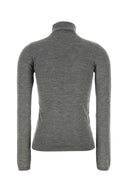 Brunello Cucinelli Grey Cashmere Blend Sweater