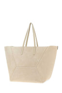 Brunello Cucinelli Sand Suede Shopping Bag