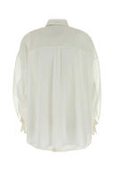 Brunello Cucinelli White Silk Shirt