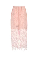 Cecilie Bahnsen roze organza rok