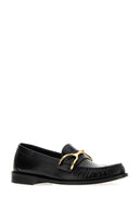Alexander Mcqueen Black Leather Wishbone Loafers