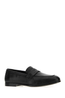 Salvatore Ferragamo Black Leather Tiberio Loafers