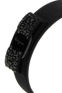 Salvatore Ferragamo Black Fabric Hairband