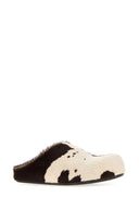 Marni Printed Calf Hair Fussbett Slippers