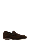 Crockett&Jones Dark Brown Suede Salcombre Loafers