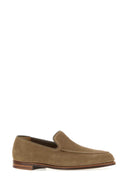 Crockett&Jones Khaki Suede Salcombre Loafers