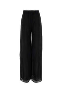 The Andamane Black Jersey Lena Wide Leg Pant