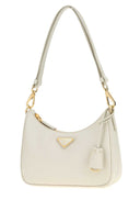 Prada Ivory Leather Mini Prada Re Edition Shoulder Bag