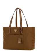 Prada Brown Re Nylon Shopping Bag
