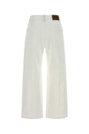 Brunello Cucinelli White Denim Jeans