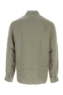 Brunello Cucinelli Dark Grey Linen Shirt