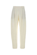 Brunello Cucinelli White Crepe Pant