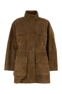 Brunello Cucinelli Biscuit Suede Jacket