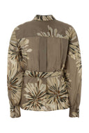 Brunello Cucinelli Printed Silk Shirt