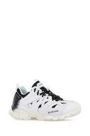 Balenciaga Baskets Track en caoutchouc et tissu blanches