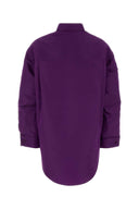Balenciaga Purple Silk Shirt