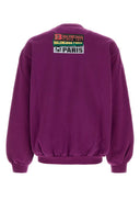 Balenciaga Purple Cottons Sweatshirt