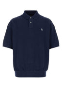 Polo Ralph Lauren Marinblå Piquet Oversize pikétröja