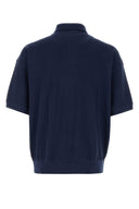 Polo Ralph Lauren Marinblå Piquet Oversize pikétröja