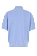 Polo Ralph Lauren Cerulean Blue Piquet Oversize Polo Shirt